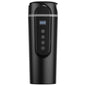 SUITU  HQ-3900 24V/12V Car/Truck Heated Coffee Mug Smart Mug,Spec: Small Screen Black