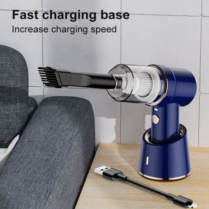 SUITU  ST-6638 Car Wireless Vacuum Cleaner Suction and Blower Integrated With Light ,Spec: Luxury  Type-A Charge