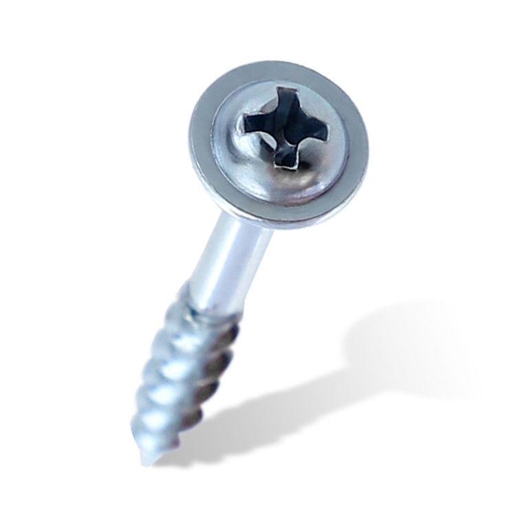 RUITOOL ST4 100pcs Woodworking Slant Hole Screws Half Tooth Self Tapping Phillips Bolt 32mm