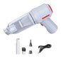 SUITU  ST-6629 3 In 1 5500pa Car Wireless Vacuum Cleaner Blowing Suction And Pumping 3 Modes White -USB Cable