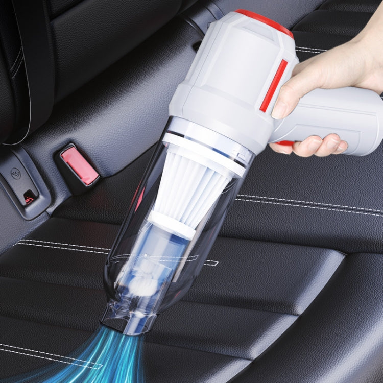 SUITU  ST-6629 3 In 1 5500pa Car Wireless Vacuum Cleaner Blowing Suction And Pumping 3 Modes White -Seat Charge