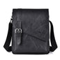 WEIXIER D266 Retro Crossbody Large Capacity Messenger Bag Shoulder Bag Tot Backpack(Black)
