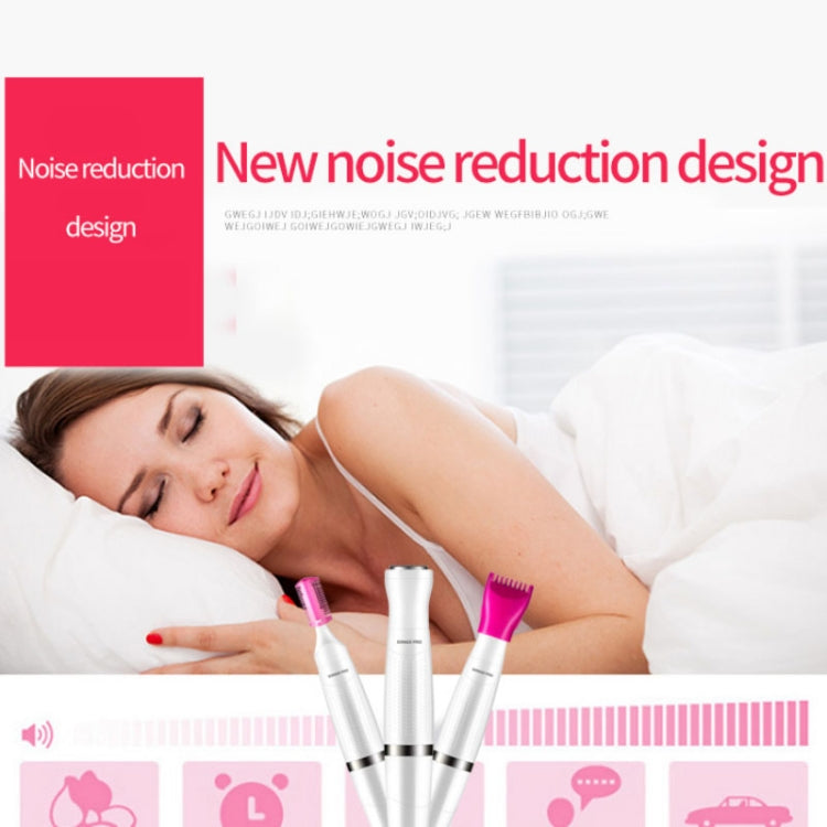 SONAX PRO SN-8855 3 In 1 Shaver Lady Electric Hair Removal Instrument(White)