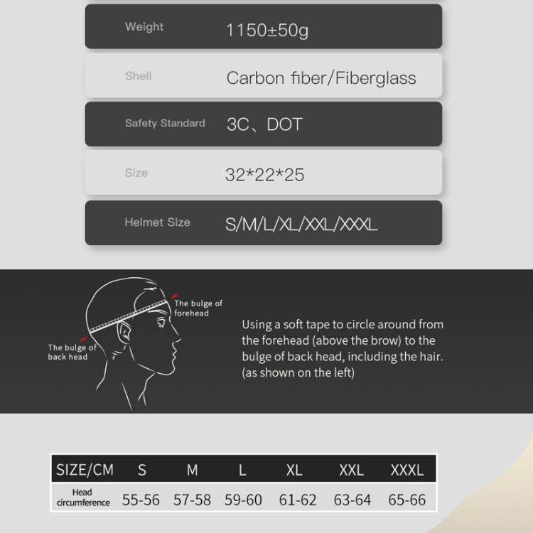 SOMAN Motorcycle Four Seasons Carbon Fiber Half Helmet, Color: Bright Carbon Fiber(XL)