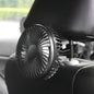 SUITU  12V/24V Mini Car Fan USB Charging Single Head Fan 360 Degree Cooling Fan, Style: Seat Back Model
