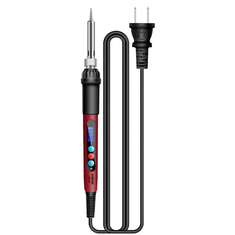 ANENG SL103 17pcs/set Intelligent Digital Display Temperature Adjustment Household Constant Temperature Soldering Iron Set 60W Internal Heat Welding Tool Kit(US Plug)