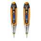 ANENG VD700 2pcs Sound and Light Alarm Non-contact Digital Display Sensor Multi-function Test Pen(Black Yellow)