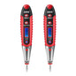 ANENG VD700 2pcs Sound and Light Alarm Non-contact Digital Display Sensor Multi-function Test Pen(Black Red)