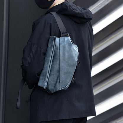 WEIXIER D265 Single Shoulder Crossbody Male Small Backpack(Gray)