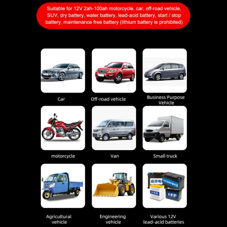 Chargeur de batterie de voiture/moto 12V E-FAST (prise UK)