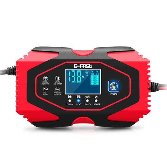 E-FAST 12V/24V Car Battery Motorcycle Lithium Battery Charger(EU Plug)