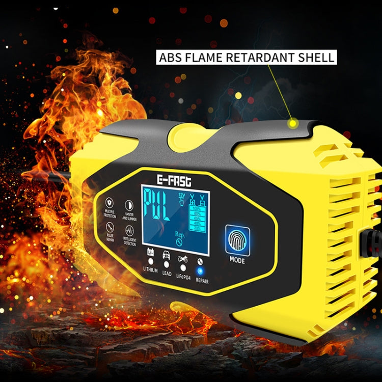 E-FAST Car Battery Charging LED Current Voltage Power Display Charger(EU Plug)