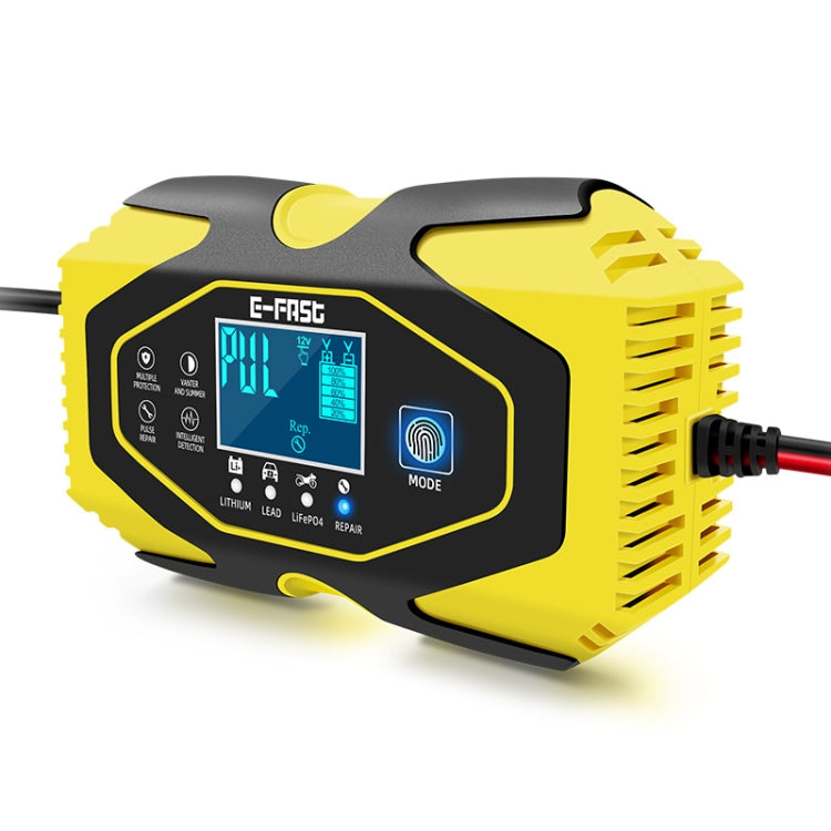 E-FAST Car Battery Charging LED Current Voltage Power Display Charger(JPN Plug)