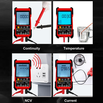 TOOLTOP 600m/1968ft Network Cable Length 2 in 1 Network Cable Finder Multimeter(7 pcs/set)