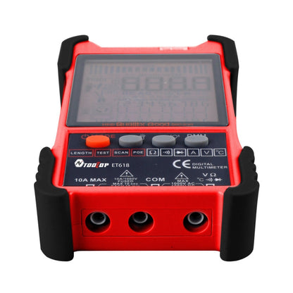TOOLTOP 600m/1968ft Network Cable Length 2 in 1 Network Cable Finder Multimeter(7 pcs/set)