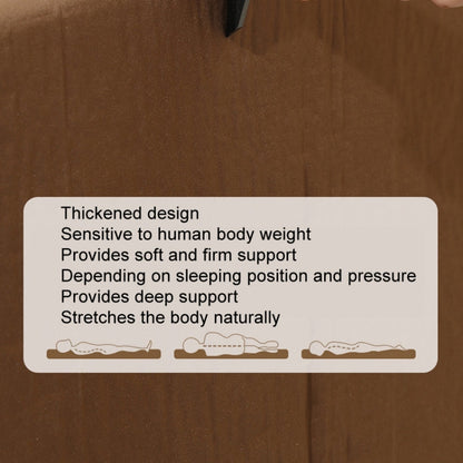 CSTUR D2250 Thickened Portable Camping Hexagonal Automatic Inflatable Mat Outdoor Picnic Moistureproof Mat, Thickness: 5cm (Khaki)