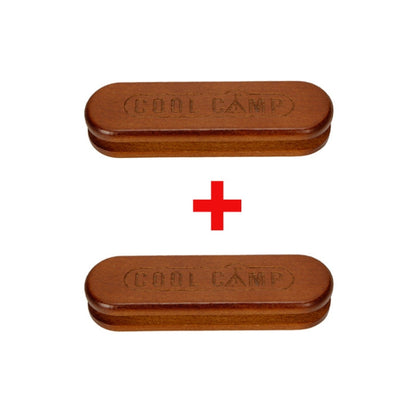 COOL CAMP Solid Wood Handle For Camping BBQ Pan Grill Heat-resistant Lifting Handle