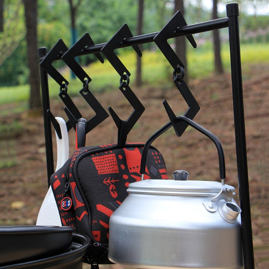 COOL CAMP Crochet polyvalent en S pour l'extérieur pour lampes de camping et casseroles