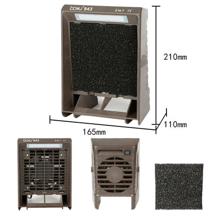 Baku BA-943 Soldering Fume Purifier with LED Light 30W Soldering Iron Welding Fume Exhauster(US Plug 110V)