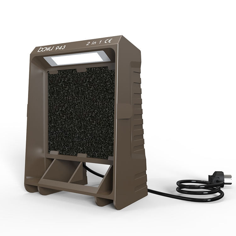 Baku BA-943 Soldering Fume Purifier with LED Light 30W Soldering Iron Welding Fume Exhauster(US Plug 110V)