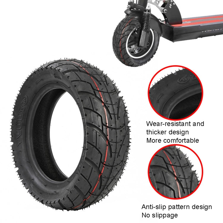 Pour KUGOO M4 TUOVT 80/65-6.5 Pneu extérieur sous vide anti-déflagrant pour trottinette électrique de 10 pouces (Pneu tout-terrain)