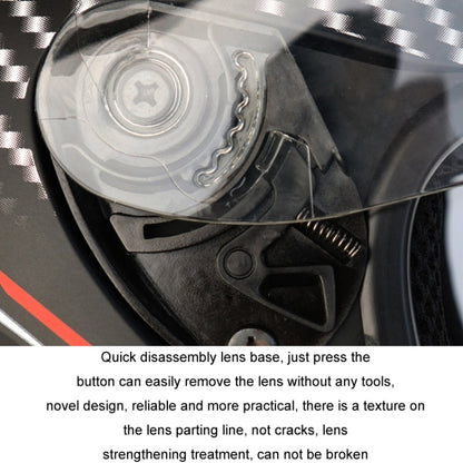 KUQIBAO Motorcycle Bluetooth Headset Double Lens Helmet With Braid, Size: XXL(White Phantom Fiber)