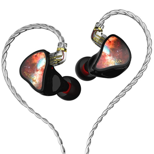 Écouteurs intra-auriculaires de style bouchons d'oreille en résine avec câble interchangeable CVJ, Style : Nuage d'étoiles