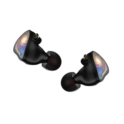 CVJ In-Ear Earplug Style Resin Interchangeable Cable Earphone, Style: Star Cloud With Mic