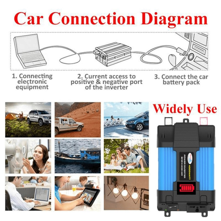 12V-110V 300W SOLIKE TECH Onduleur de véhicule Convertisseur d'onde sinusoïdale Onduleur automatique