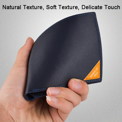 DEABOLAR Men Short Wallet Cross Pattern Tri-Fold Zipper Coin Purse Driver License Card Holder(Coffee)