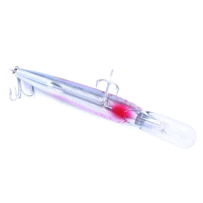 HENGJIA 18cm 41g Leurre de pêche flottant coulant Minnow Leurre à longue bavette (1)