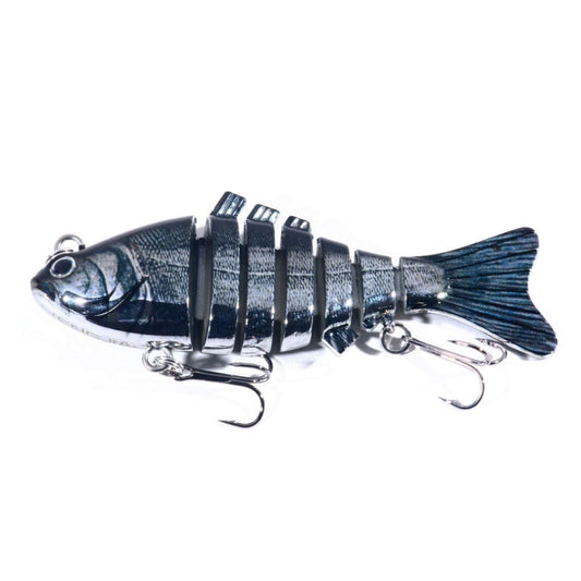 HENGJIA 10 cm 24 g Leurre de pêche bionique multi-sections en plastique galvanisé (5)