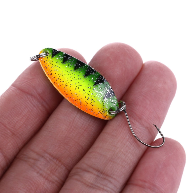 HENGJIA 3.2cm 4.5g Paillettes de melon Lua Leurre de pêche artificiel en métal bouche de cheval (5)