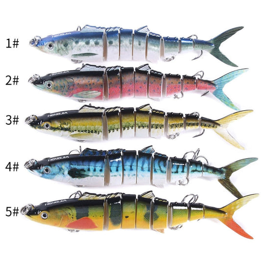HENGJIA 17.8cm 38g Leurre Articulé 8 Sections(5)