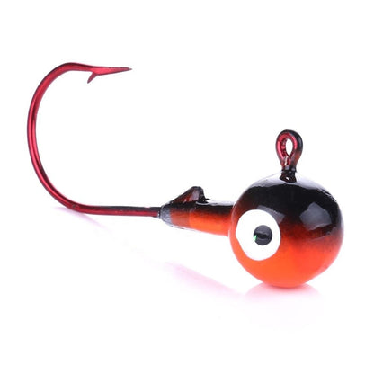 HENGJIA 5colors/set Lua Lead Head Hook Set Colorful Fish Hook Set, Specification: 7g