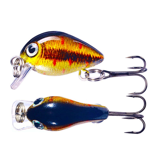 HENGJIA 2,5 cm 1,5 g Flottant Eau Petite Graisse Micro-Objet Mini Impression 3D Leurre de Pêche (10)