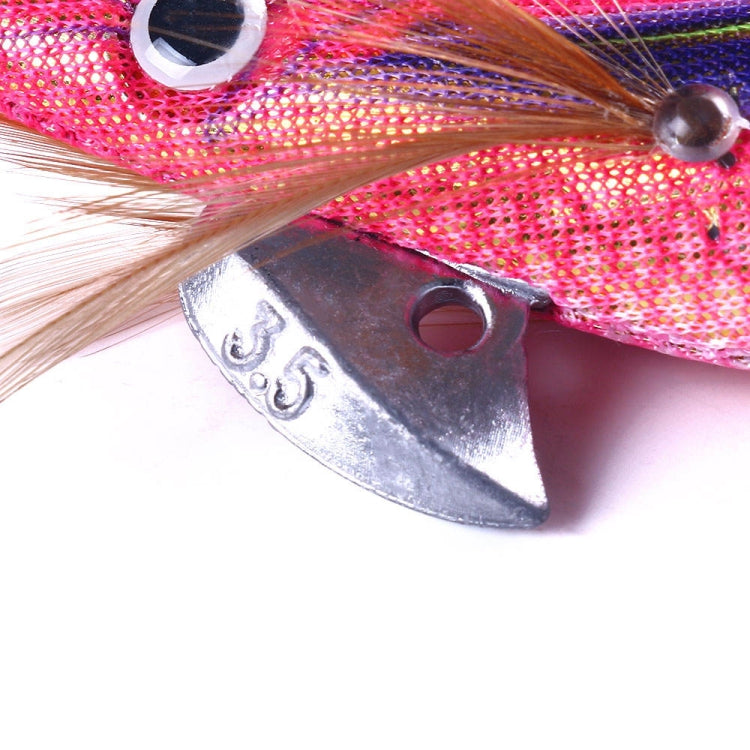 HENGJIA 14cm 20g Night Light Wood Shrimp Fake Bait Squid Hook Luya Bait, Color: 9