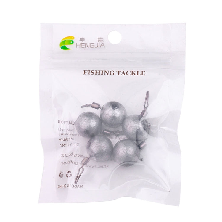 HENGJIA 5 pièces/sac 20g Plomb Pendentif Pêche En Mer Lua Sphérique Spinner Mordre Plomb Matériel De Pêche