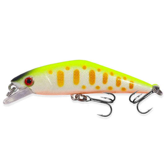 HENGJIA 5.7cm 3.4g Microbe Road Lures, Leurre Coulant Lent Minnow Appât, Couleur : 1