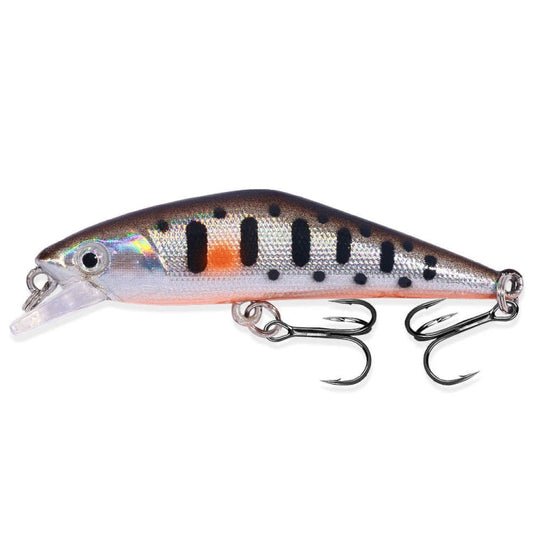 HENGJIA 5,7 cm 3,4 g Microbe Leurre de Pêche Minnow Coulant Lent Faux Appât, Couleur : 5