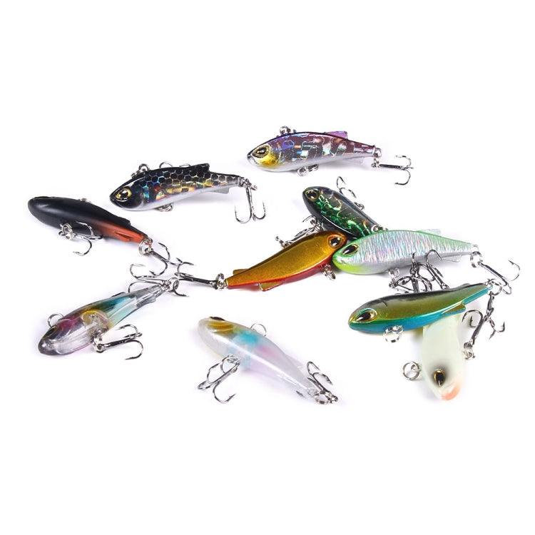 HENGJIA 4cm 4g Submerged Trembler Swimming VIB Luya Fish Bait Microbe Warbler Fake Bait(6)