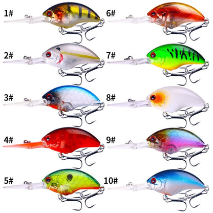 Leurre rocheux HENGJIA, petit appât dur en forme de poisson, emballé (7)