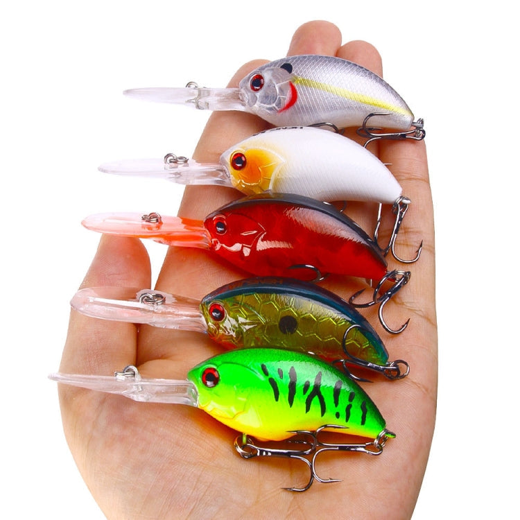 HENGJIA Rock Lure Small Fat Hard Bait Boxed Fake Bait(4)