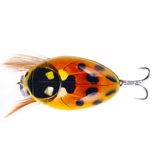HENGJIA Appât Bionique Flottant Insecte Scarabée Surface de l'Eau Appât de Pêche Basse, Couleur: 3