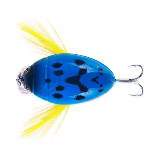 HENGJIA Appât Bionique Flottant Insecte Scarabée Leurre Faux Appât de Surface pour Basse, Couleur: 5