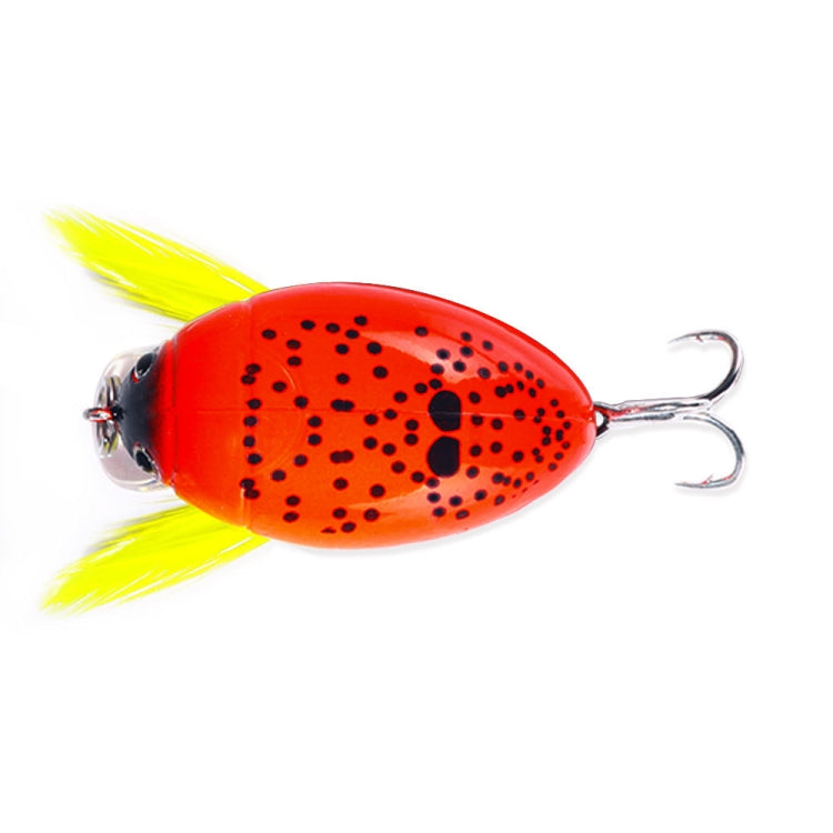 HENGJIA Appât Bionique Flottant Insecte, Scarabée, Leurre de Surface pour Achigan, Couleur : 7