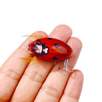 HENGJIA Insect Floating Water Bionic Bait Beetle Water Surface Bass Tap Fake Bait, Color: 5