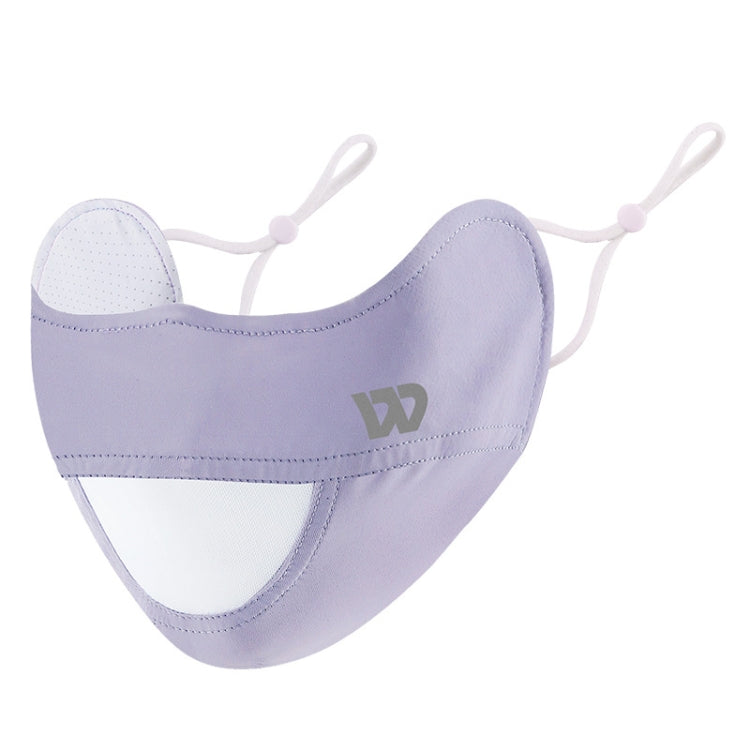 WEST BIKING Riding Ice Silk Sun Protection Breathable Outdoor Eye Corner Protection Facial Mask(Fantastic Purple)