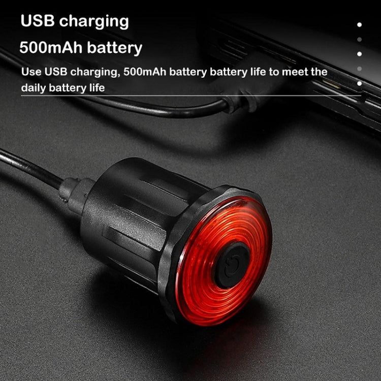 WEST BIKING Feu arrière intelligent avec capteur de freinage, rechargeable par USB (Coussin)