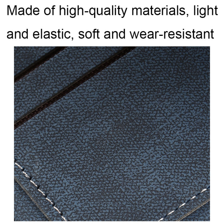 Baellerry Synthetic Leather Men Short Wallet Large Capacity Multi-Card Slot Zipper Wallet(Coffee)